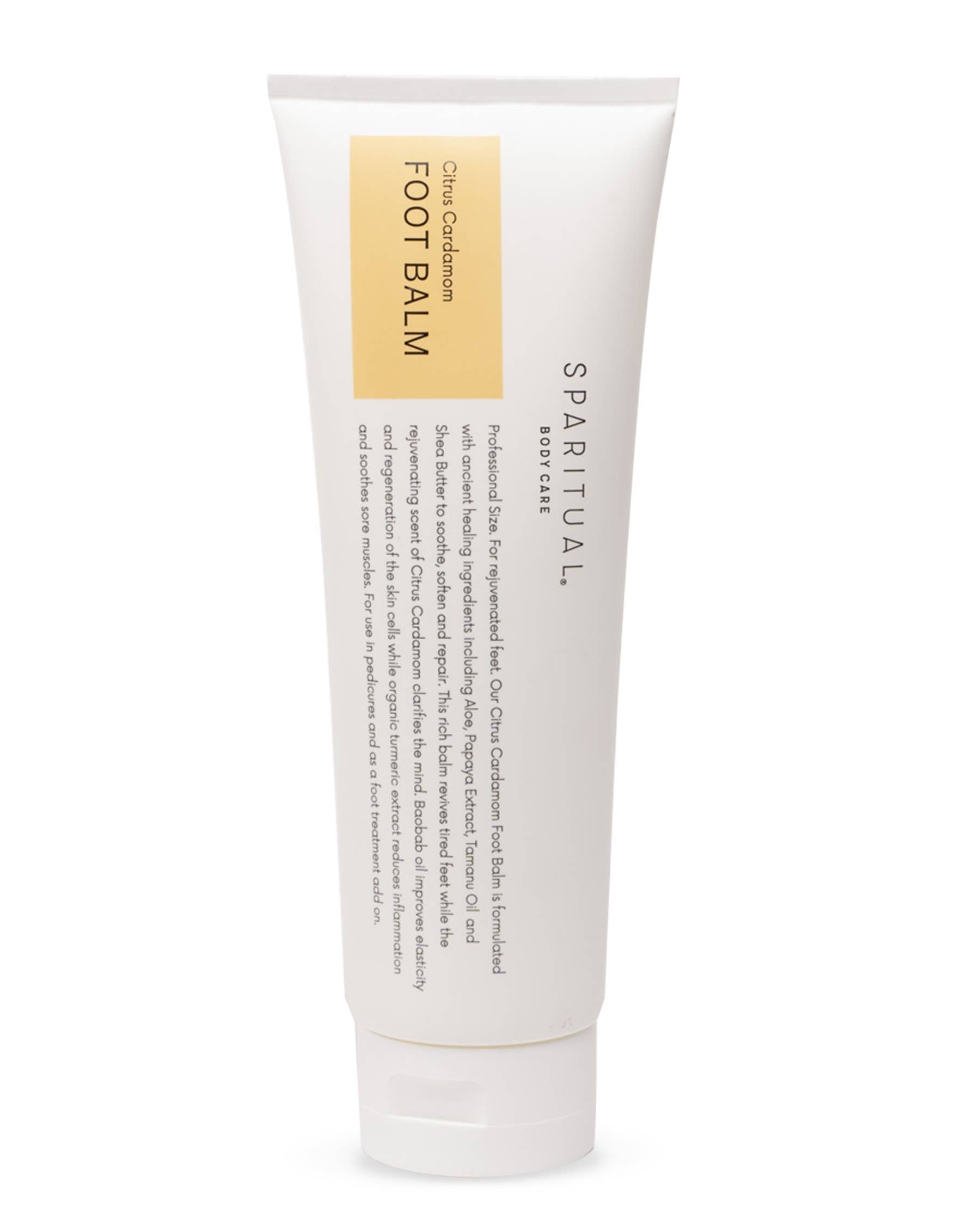 SPARITUAL - Hydrating Moisturizer Citrus Cardamom Foot Cream PRO Size