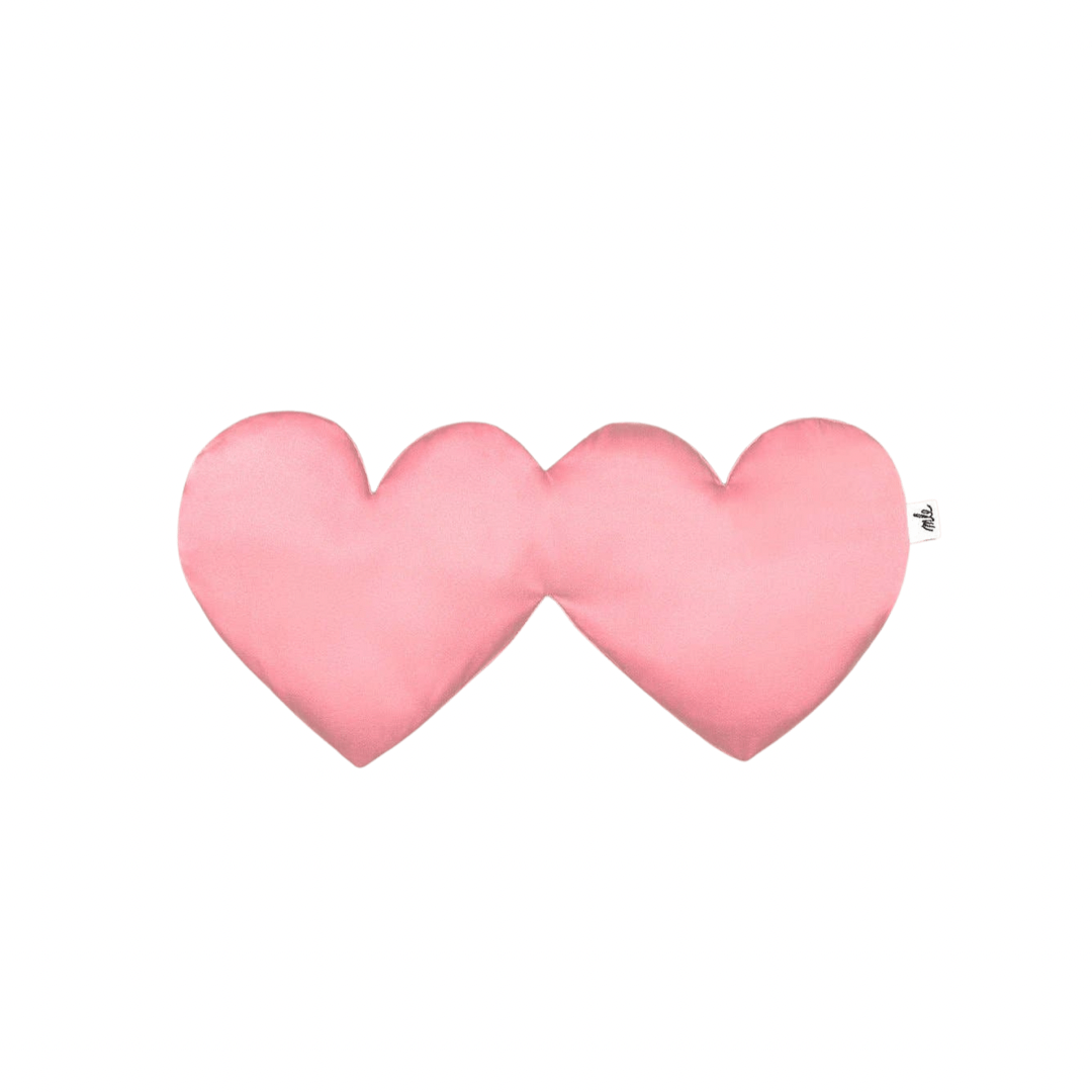 valentines day silk heart sleep mask