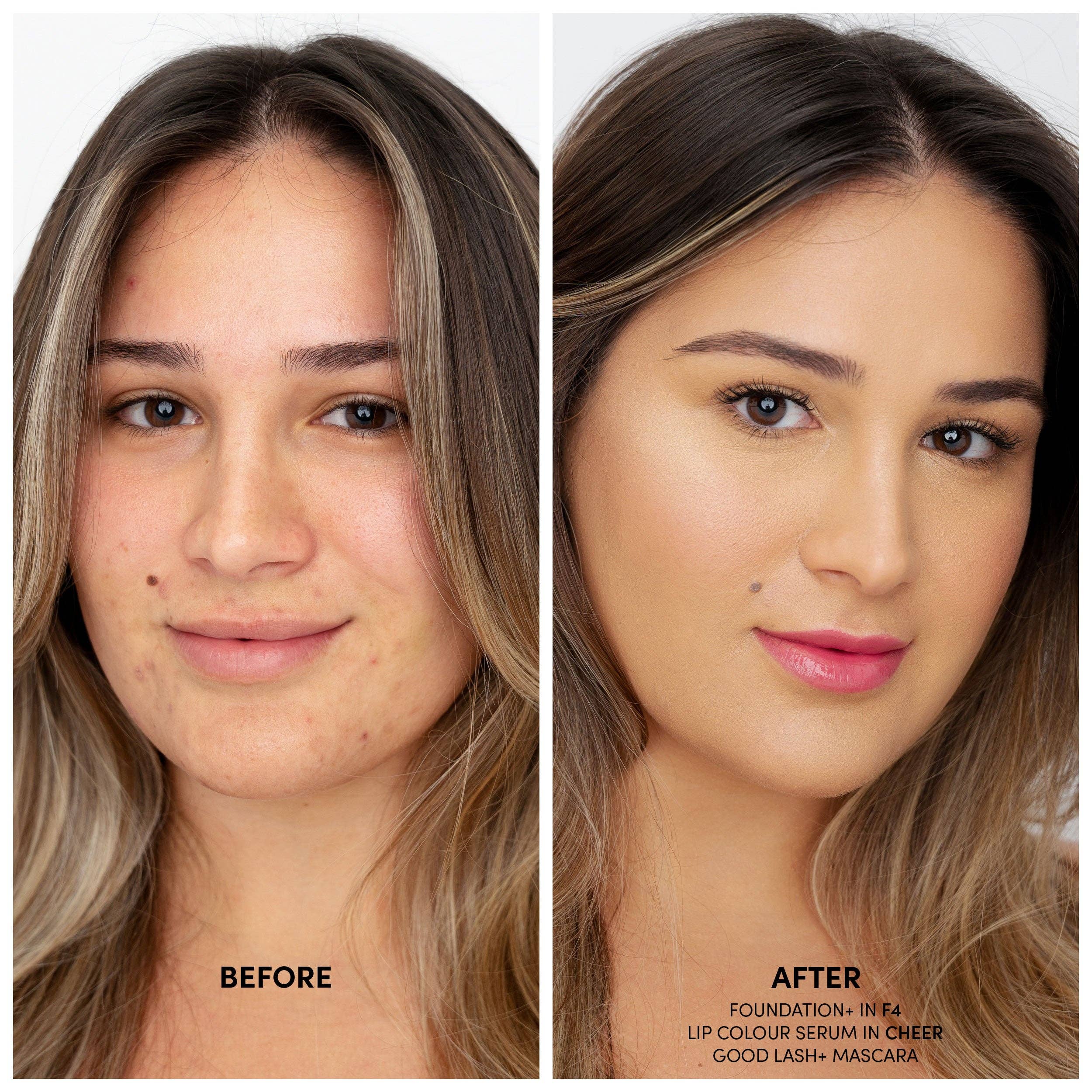 Fitglow Beauty - Foundation+: F3.7 - Medium Warm with Golden Undertones