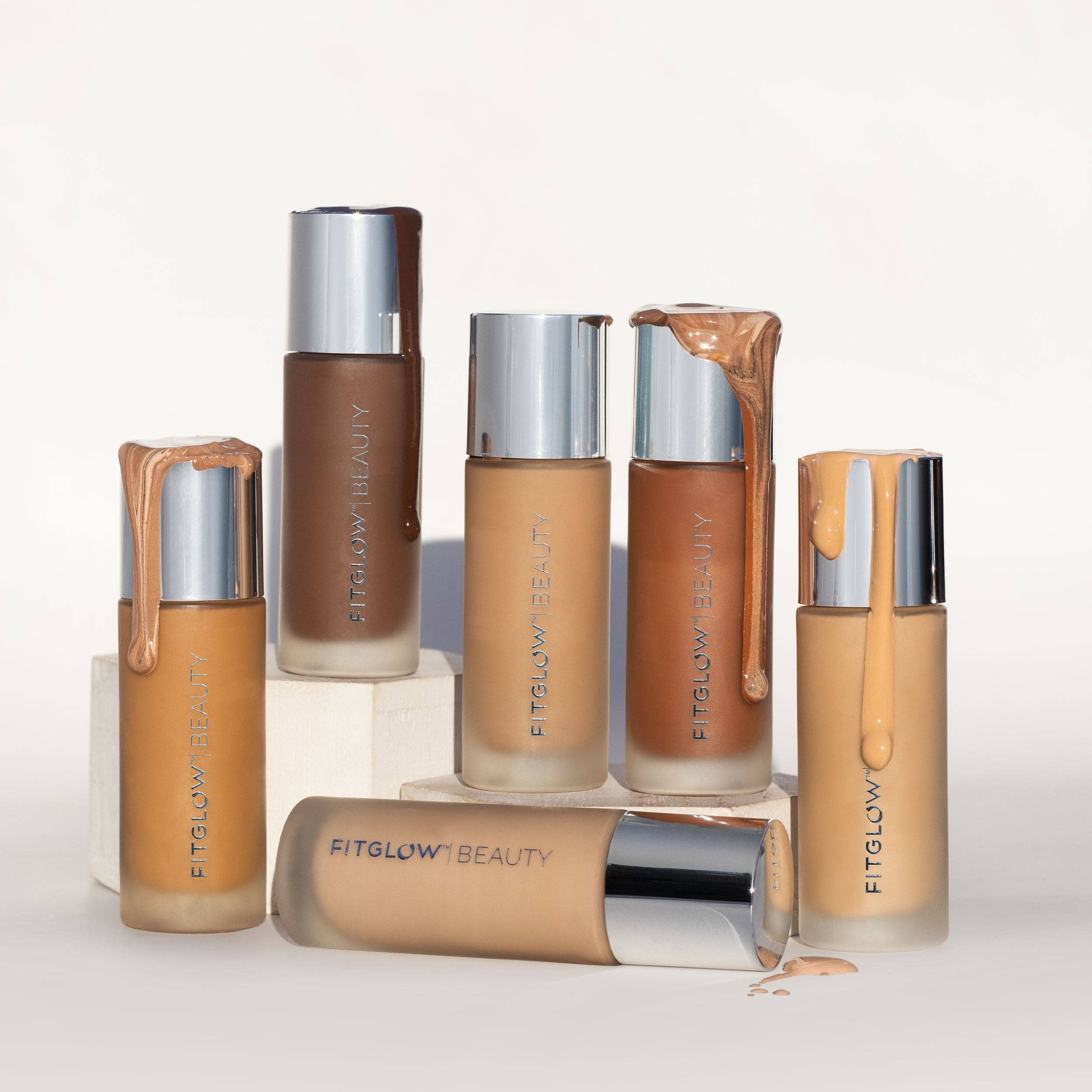 Fitglow Beauty - Foundation+: F3.7 - Medium Warm with Golden Undertones