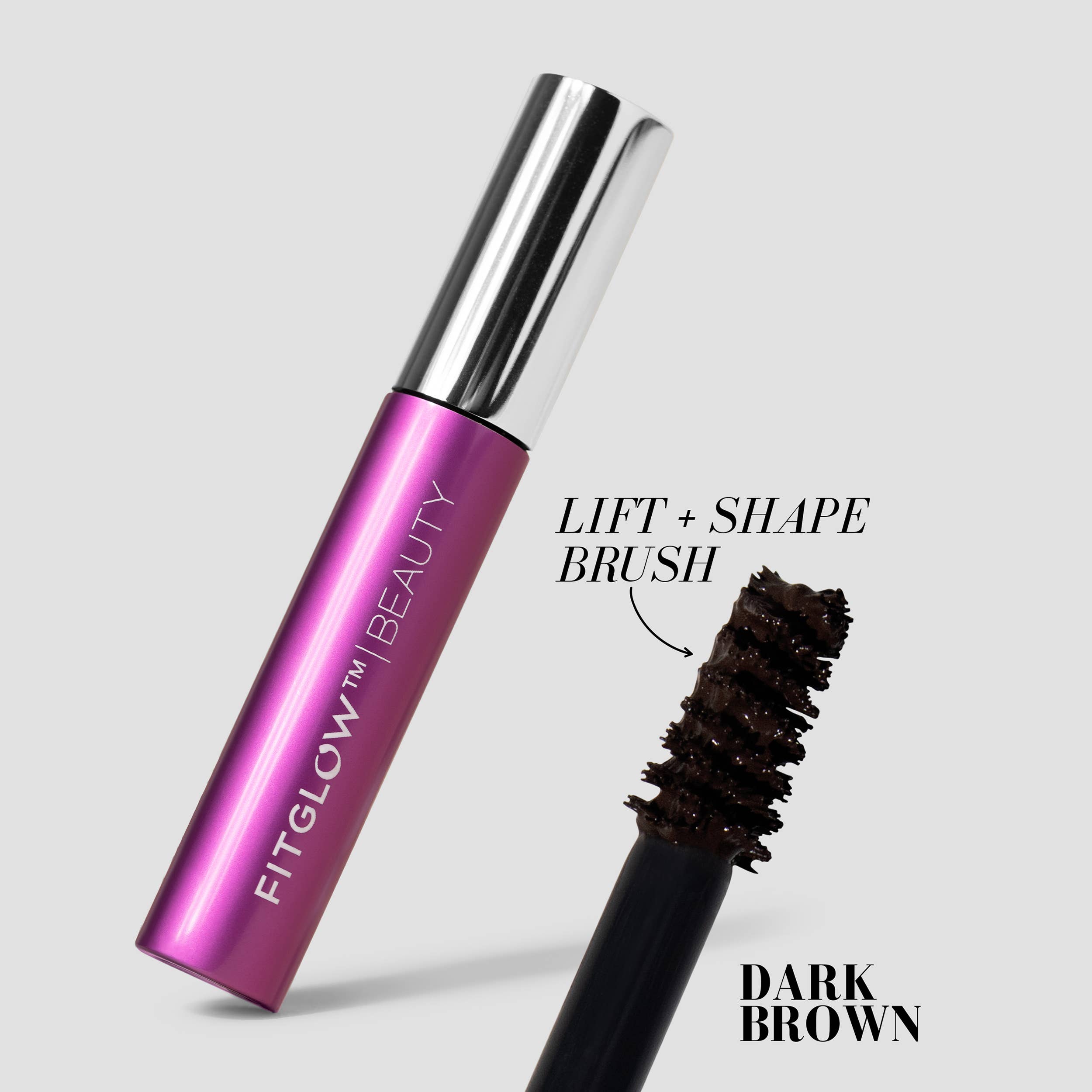 Fitglow Beauty - Plant Protein Brow Gel: Dark Brown