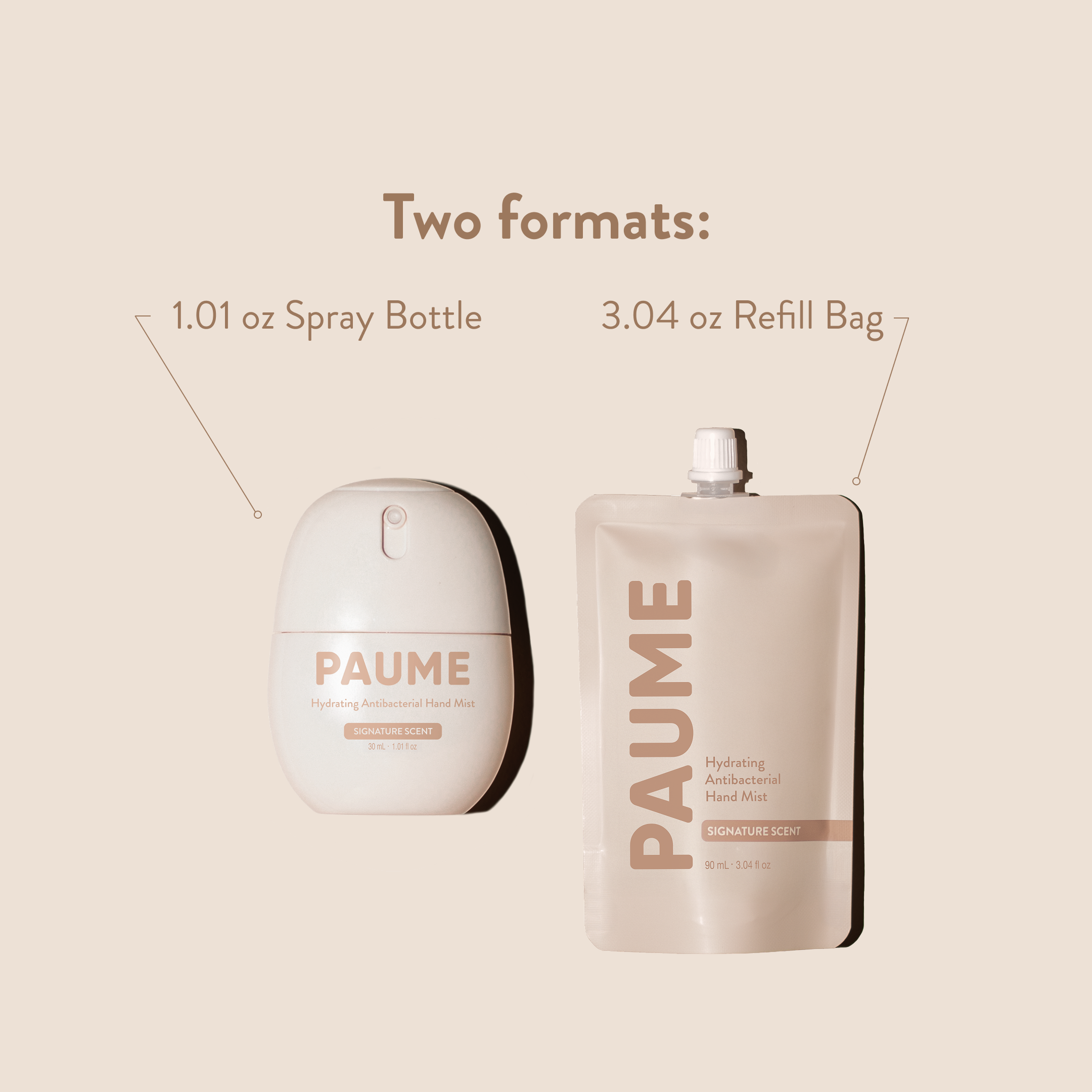 PAUME - Hydrating Antibacterial Hand Mist Bottle