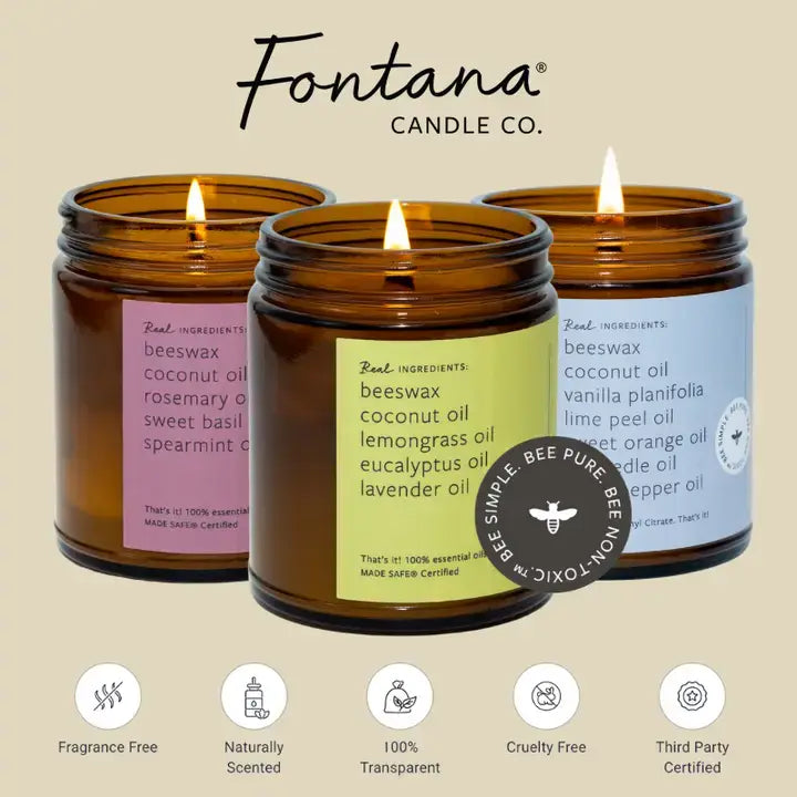 Lavender Essential Oil Candle