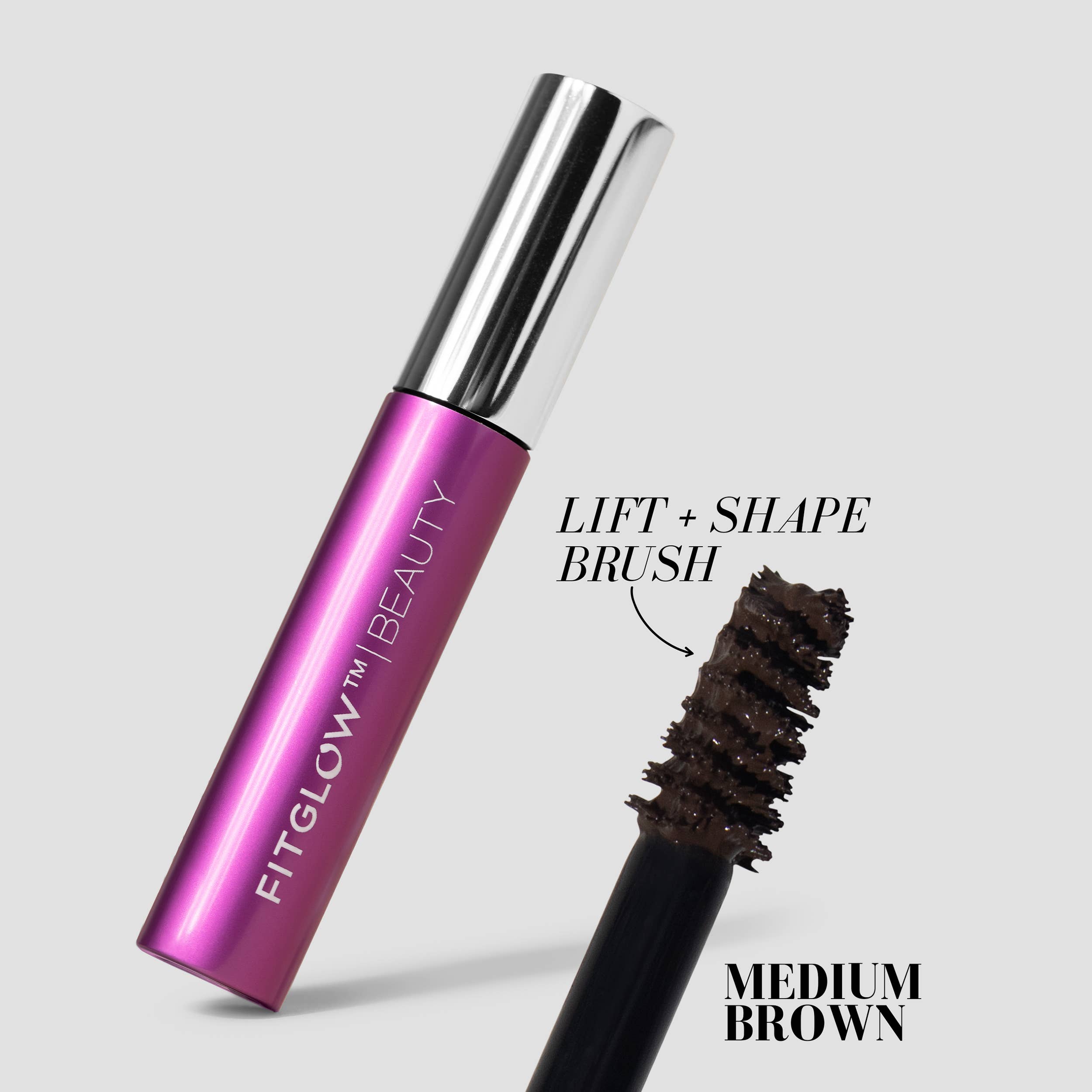 Fitglow Beauty - Plant Protein Brow Gel: Dark Brown