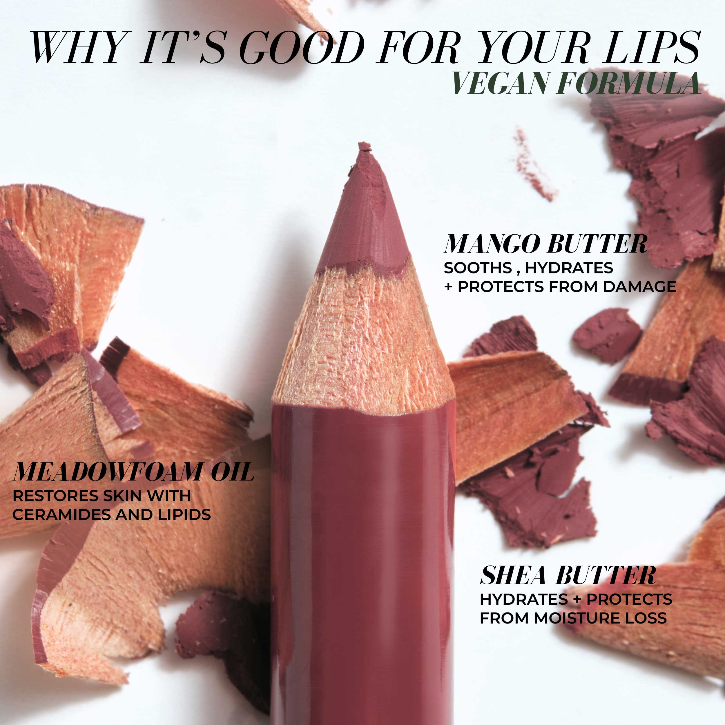 Vegan Lip Liner: Muted Mauve