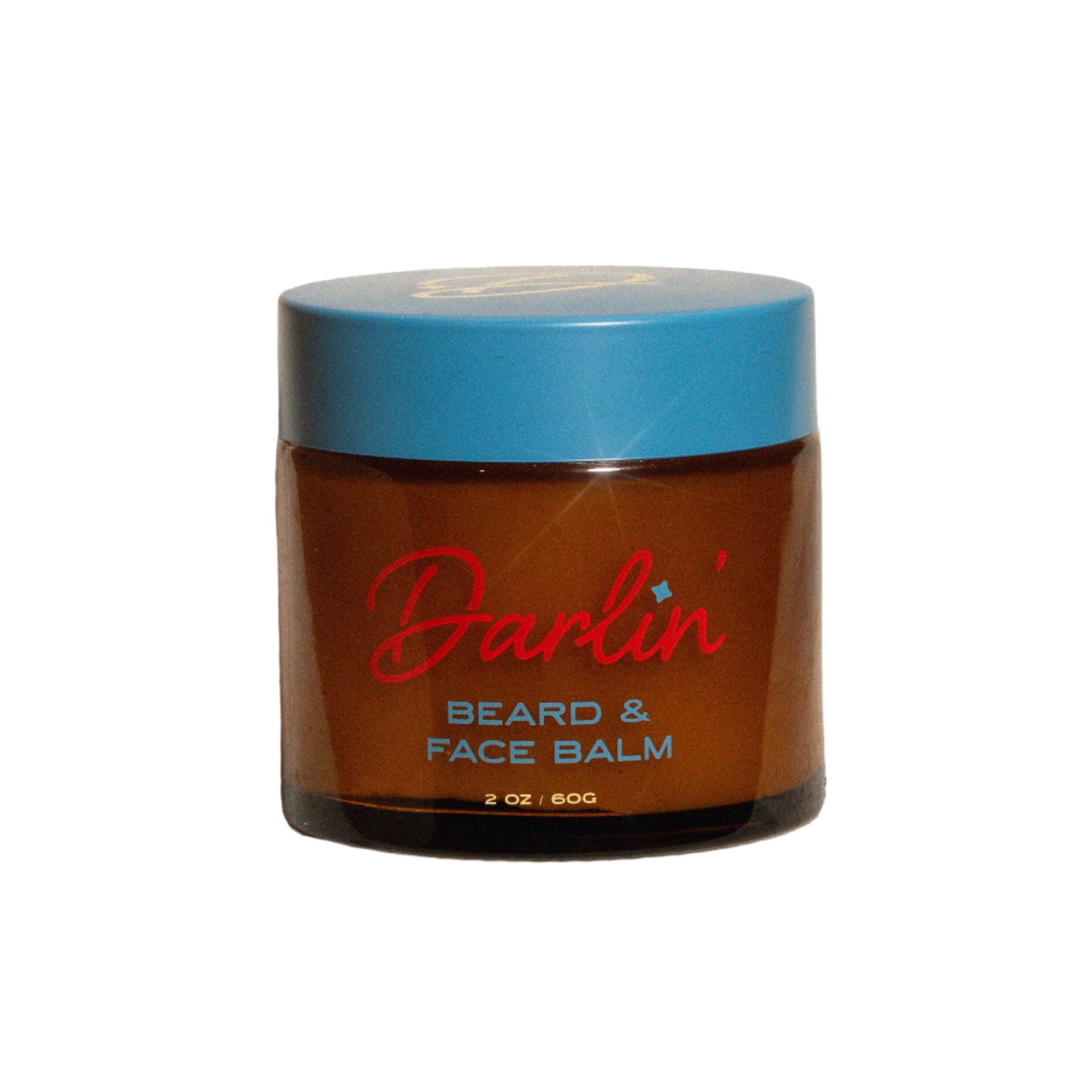 beard and face balm for men, all natural by darlin skincare