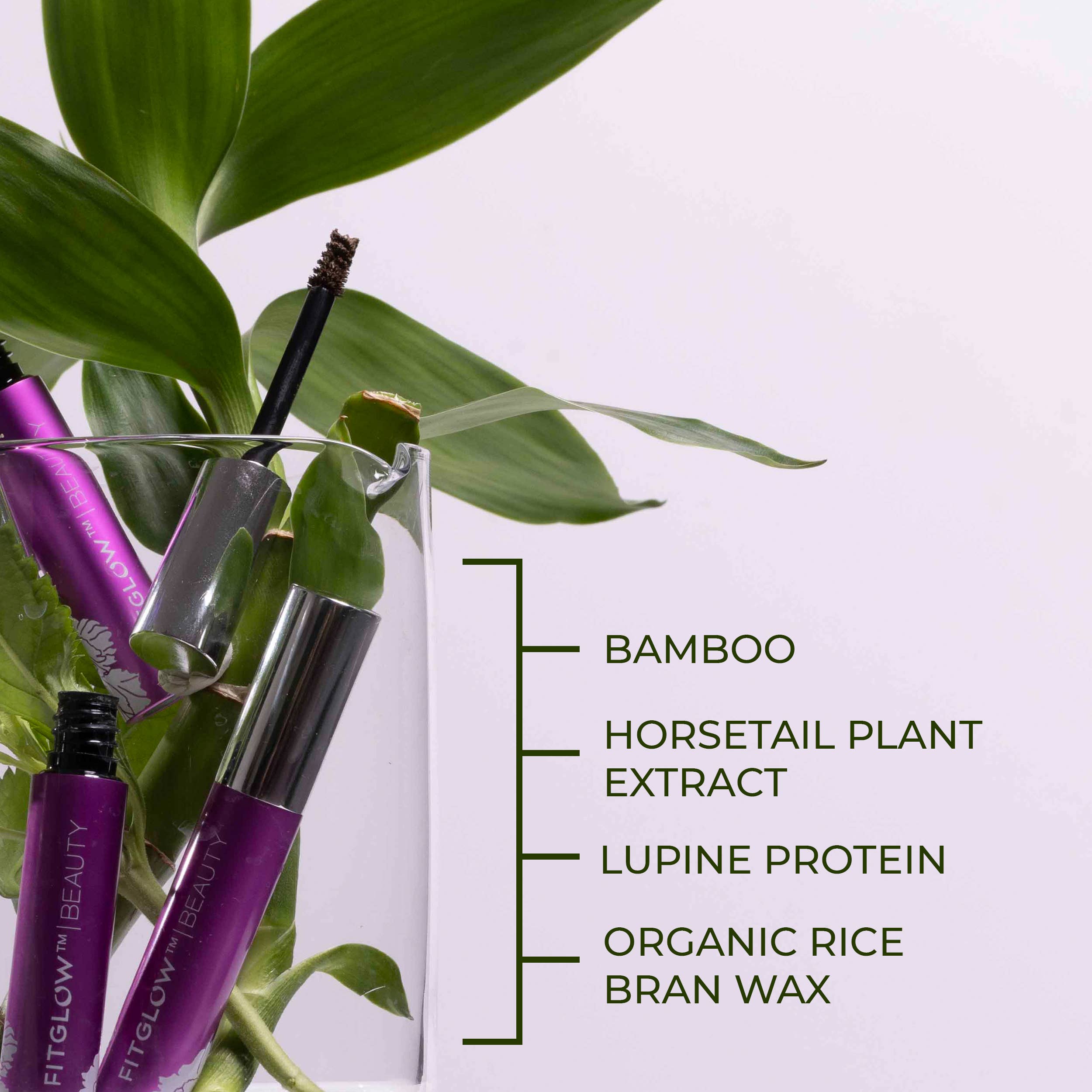 Fitglow Beauty - Plant Protein Brow Gel: Dark Brown