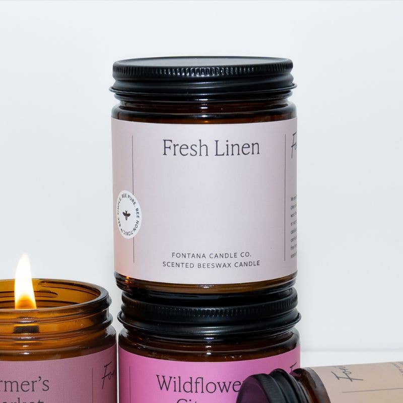 Fresh Linen Essential Oil Candle
